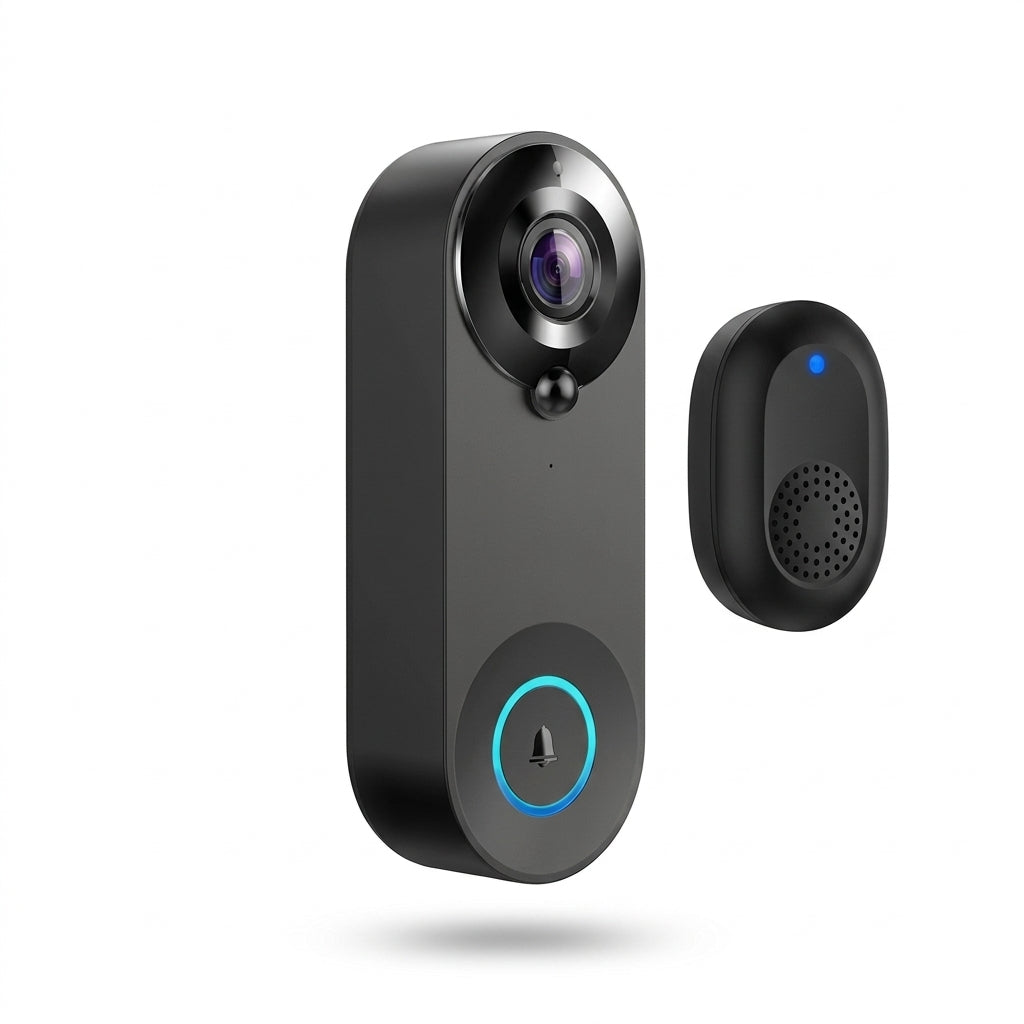 Smart Wireless Video Doorbell Camera with 1080P Night Vision for Home Security