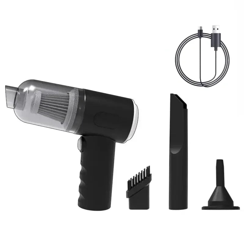 9000Pa Car Vacuum Cleaner USB Rechargeable For Powerful Driver Cleaning
