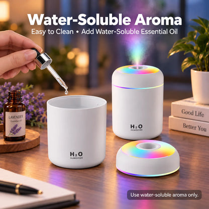Mini USB Humidifier Cool Mist for Home Office and Travel