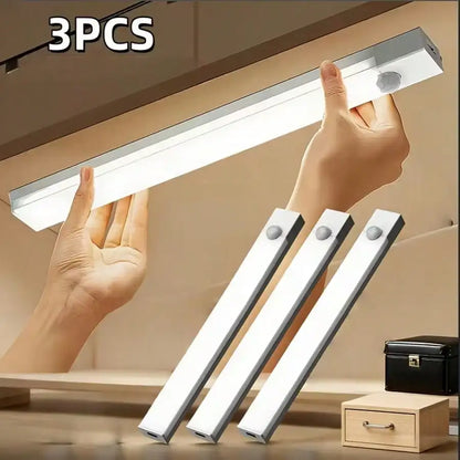 Motion Sensor Lights Dimmable USB Rechargeable for Home Cabinets
