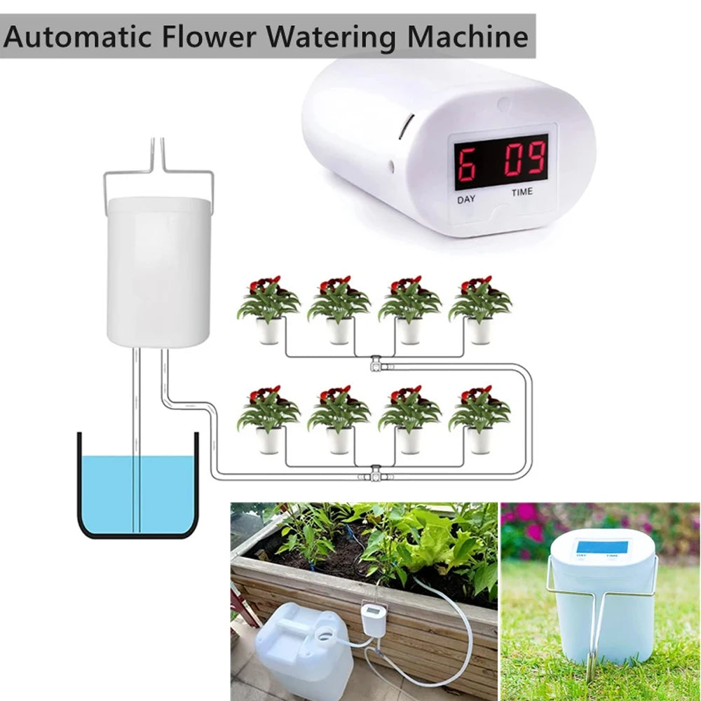 Automatic Drip Irrigation Kit for Easy Plant Watering at Home