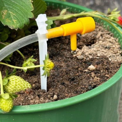 Water Saving Garden Drip Irrigation Kit with Valve for Potted Plants