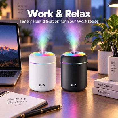 Mini USB Humidifier Cool Mist for Home Office and Travel