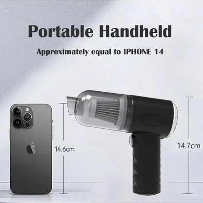 9000Pa Car Vacuum Cleaner USB Rechargeable For Powerful Driver Cleaning