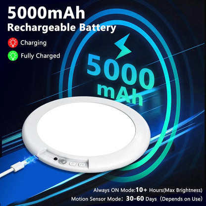Rechargeable Wireless Motion Sensor Ceiling Lights for Easy Home Use