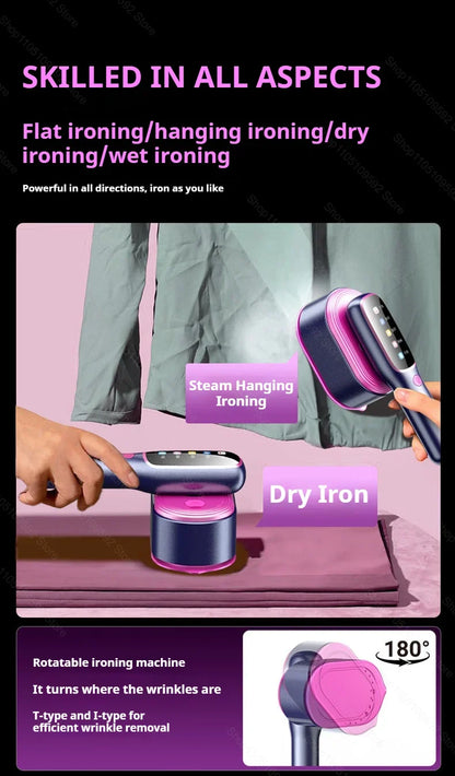Portable Steamer Iron Steam Hanging Iron