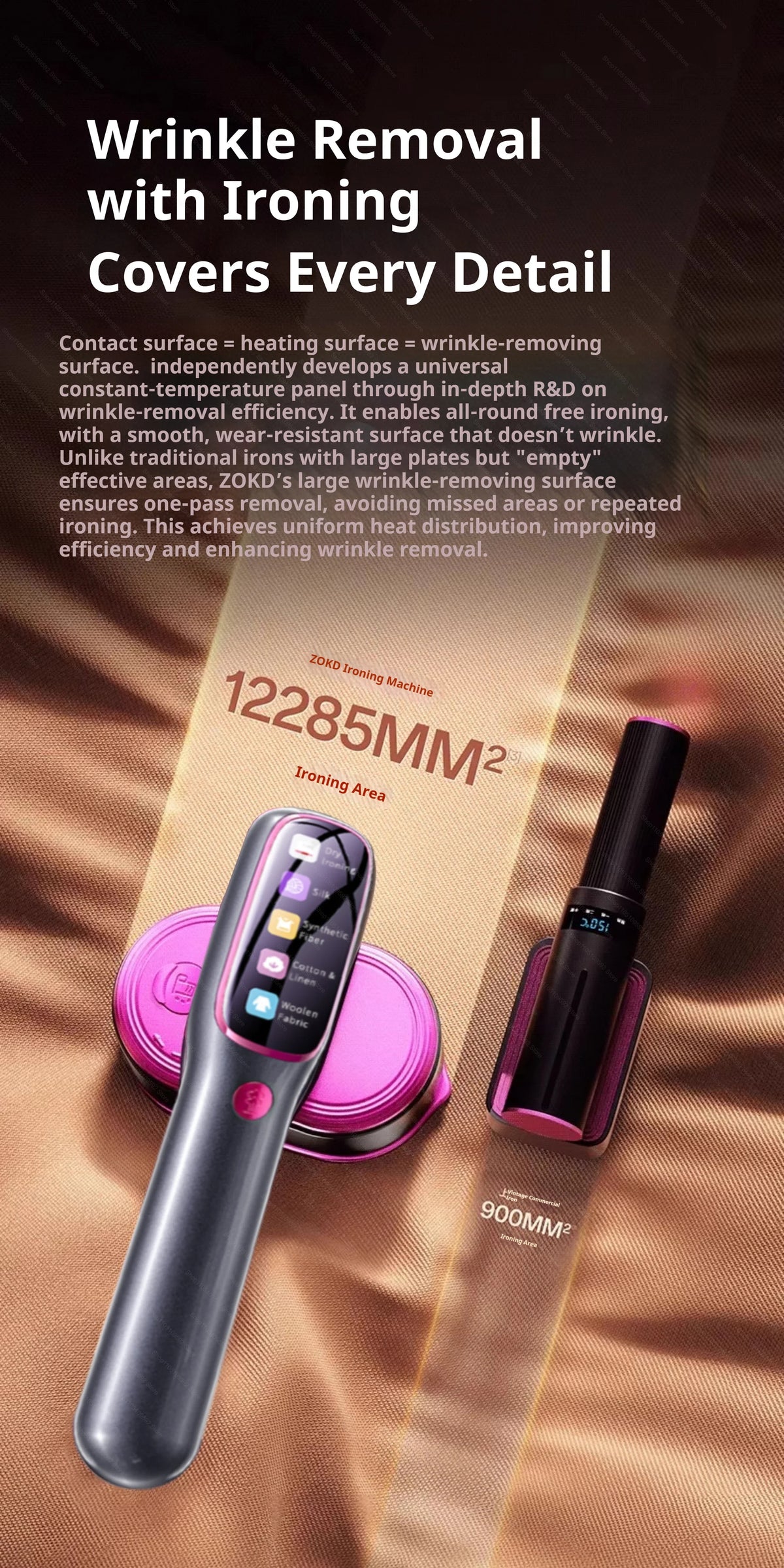 Portable Steamer Iron Steam Hanging Iron